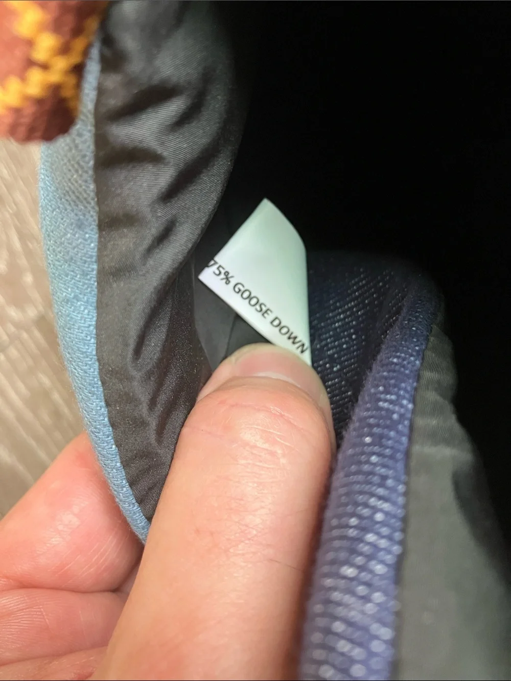 The North Face Men’s Nuptse Mule Denim Light Denim
